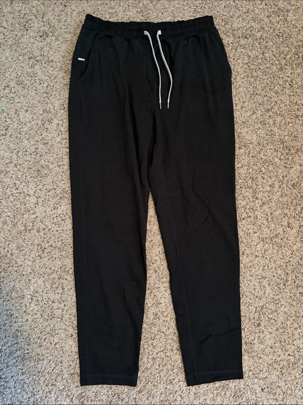 Vuori Men's Black Drawstring Jogger Pants
